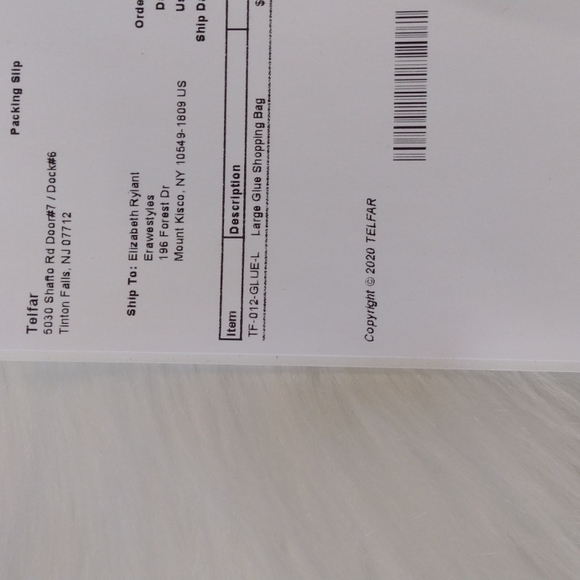 Telfar Large Shopping Bag in NEW unique color Glue! SOLD OUT - Picture 8 of 13